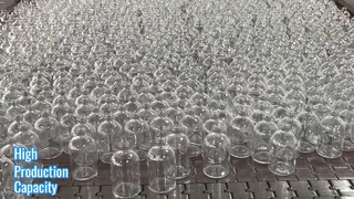 Botella de vidrio moldeado