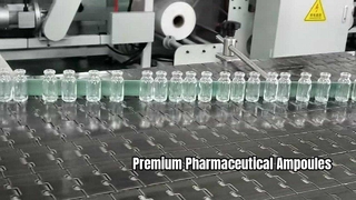 botella de vidrio moldeado de alta calidad