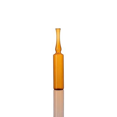 3 ml de Ámbar Buena estabilidad química Tipo 1 ISO Formulario B y Formulario C Ampola de vidrio