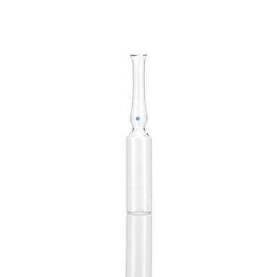 Ampollas inyectables de vidrio de borosilicato tubular ámbar tipo B ampolla de 3 ml