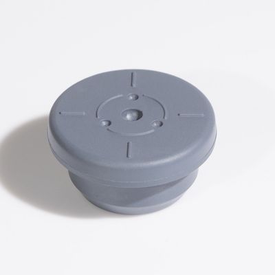 Tapón de goma de bromobutilo gris OEM ODM para inyección de 13 mm