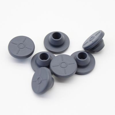 13 mm de bromobutilo gris tapón de goma auto sellador resistente a los productos químicos