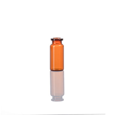 Vial de vidrio tubular de borosilicato de 7 ml de color ámbar personalizado